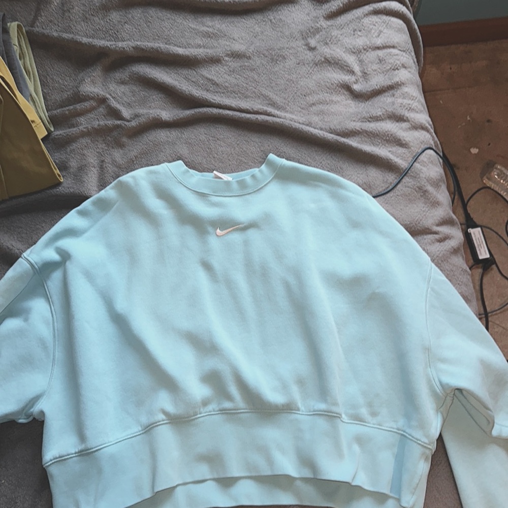 Teal nike sweater